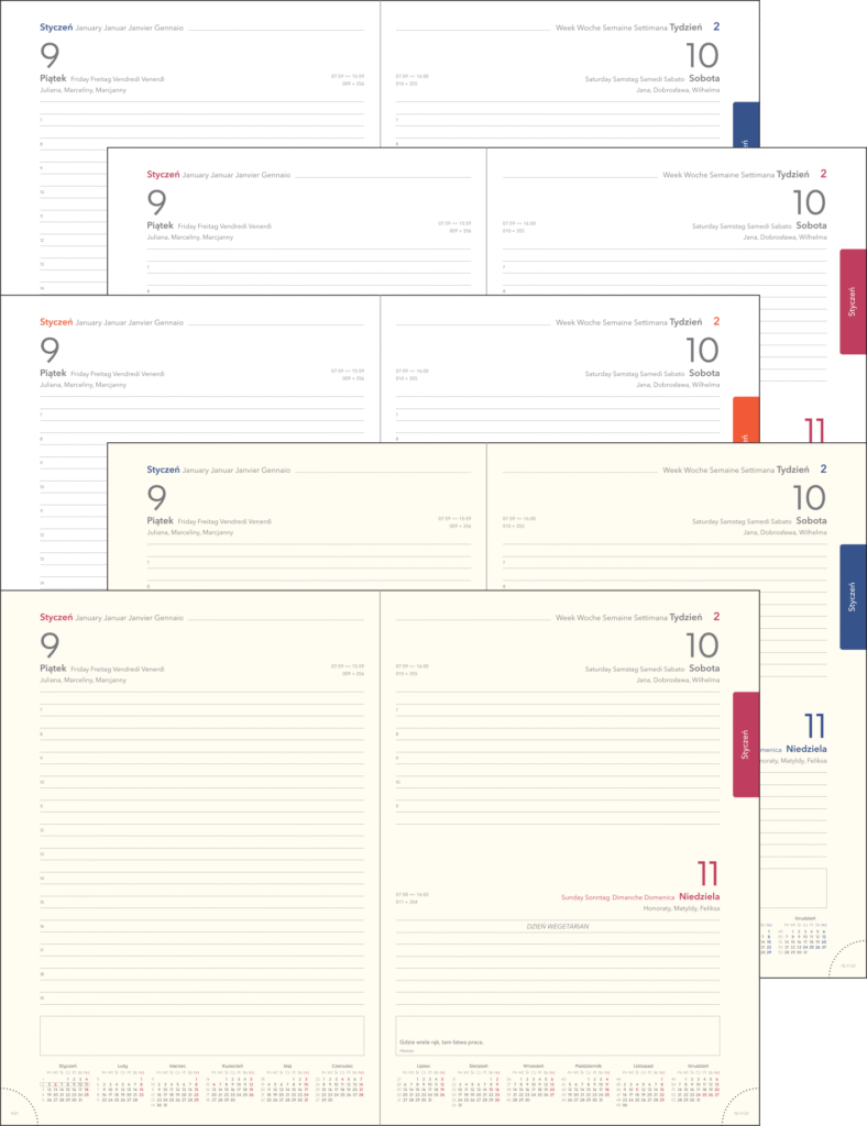 Kalendaria 3 kalendarium dzienne g03d