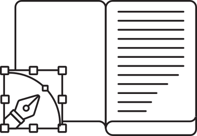 Ikona kalendarze książkowe blok kalendarzowy WŁASNY