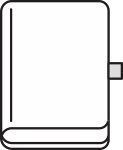 Ikona kalendarze książkowe dodatki szlufka na długopis