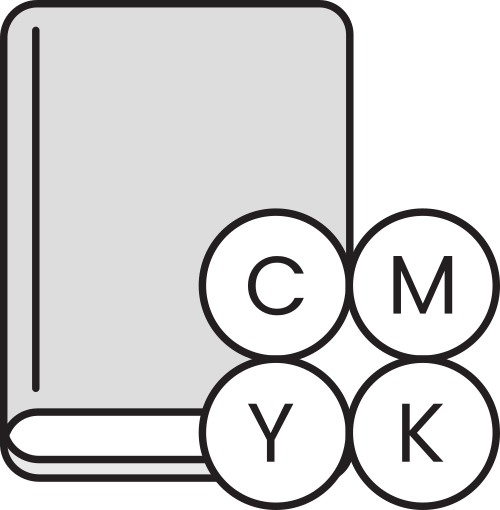 Ikona kalendarze książkowe okładka CMYK