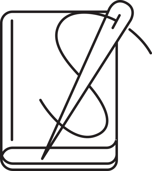 Ikona kalendarze książkowe znakowanie szycie kreatywne