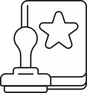 Ikona kalendarze książkowe znakowanie tłoczenie