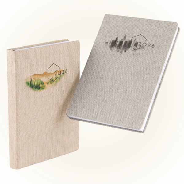 Kalendarz książkowy Ekologiczny - Okładka Linum Kalendarz książkowy Ekologiczny - Okładka Linum