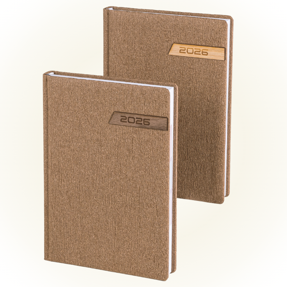 Kalendarz książkowy Ekologiczny - Okładka Wood 1 Kalendarz książkowy ekologiczny - Okładka Wood