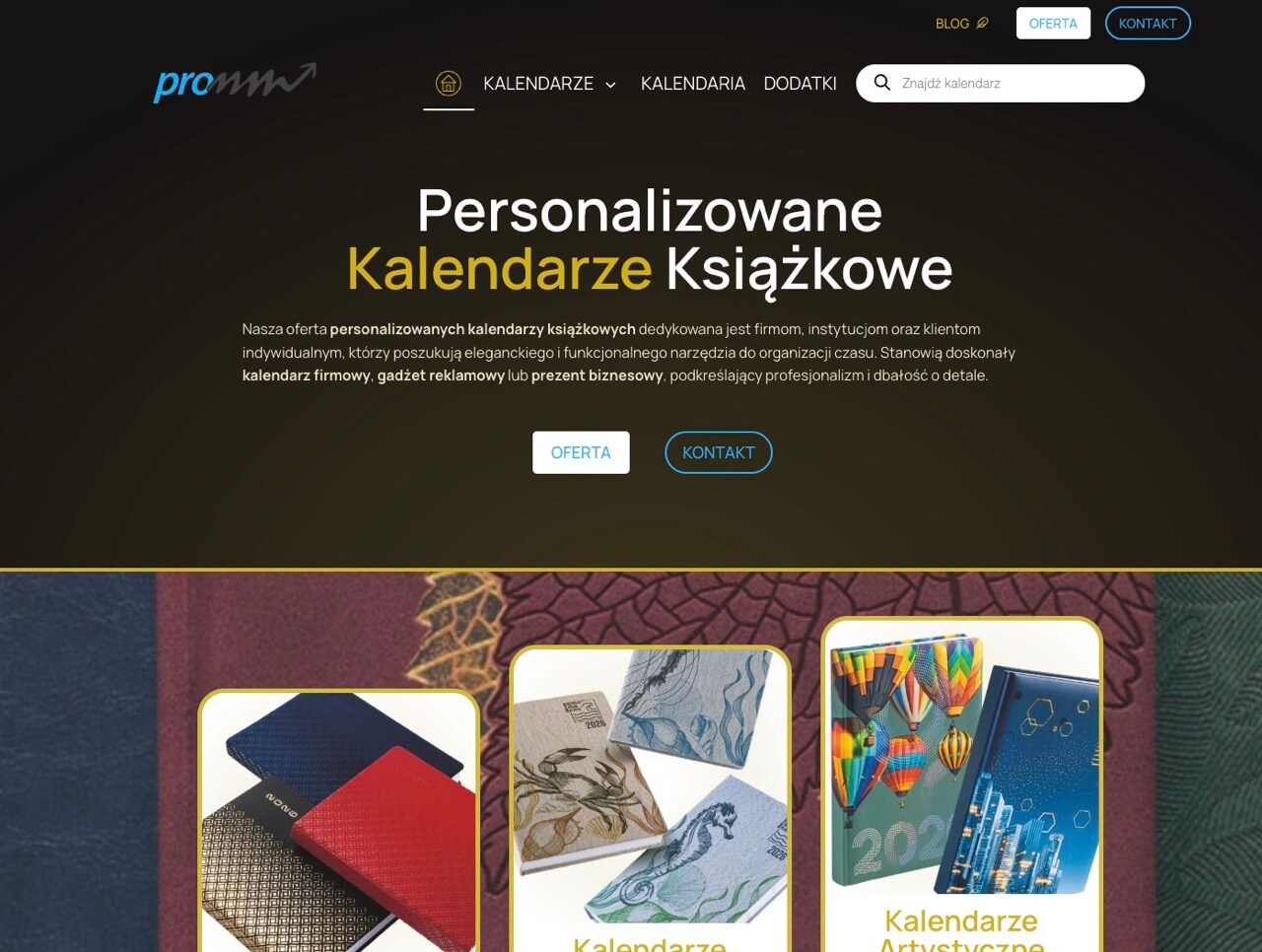 Mapa witryny 1 screen ze strony vipkalendarze obrazujący stronę główną - bg na stronę mapa strony